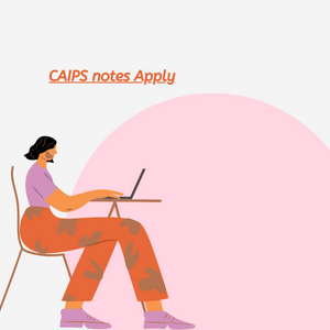 CAIPS notes Apply